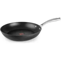 Ibili Start Bratpfanne mit 24 cm Durchmesser für Induktion, Antihaftbeschichtung und optimale Temperaturanzeige, geeignet für Backofen, Spülmaschine und alle Herdarten, geschmiedetes Aluminium