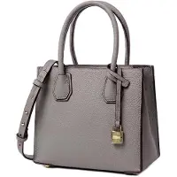 Merkloos Echtleder-Handtasche für Damen mit großem Fassungsvermögen