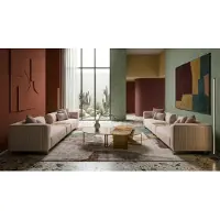 AEA s großes Wohnzimmer-Set 3-Sitzer-Sofas Couchtisch modern