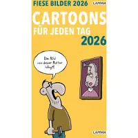 Merkloos Tageskalender mit Cartoons 2026 – Schwarzer Humor