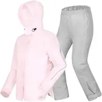 Merkloos Regenjacke für Damen und Herren mit verstellbarer Kapuze