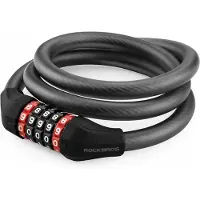 RockBros Fahrradschloss Zahlenschloss 120cm RKS507-BK Schwarz