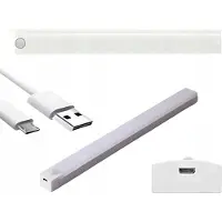 Azaris Selbstklebende LED-Bewegungsmelderleuchte 30cm Nacht USB für Kleiderschrank unter Möbeln