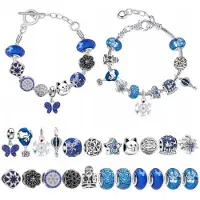 QLS Adventskalender Weihnachts-Armband-Set DIY Schmuck für Mädchen 11016
