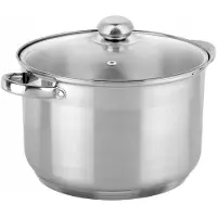 Elitehoff Topf mit Glasdeckel, Induktion, 24 cm, 6,5 L