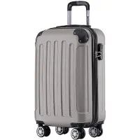 Merkloos Elzusha – Handgepäckkoffer, leicht, mit Zahlenschloss – 38 Liter, Trolley, 54x36x20 cm