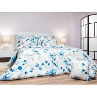 Dadka Baumwolle Leinen Bloom elegance banana 140x200, 70x90 cm