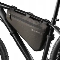 Wozinsky Rahmentasche Fahrradtasche Grau 3.5L (WBB15BK)