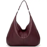 Merkloos Solidchoice – Damenhandtasche mit kurzen Tragegriffen und Schulterriemen
