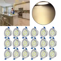 VA-Cerulean VA‑Cerulean 20 x 3W LED Einbaustrahler 230V, Einbauleuchte Deckenspot Deckenstrahler Einbauspot, Warmweiß, Nicht dimmbar