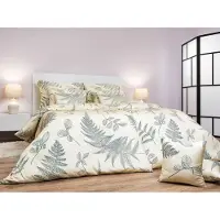 Dadka Leinen Krepp Farn Banane 140x200, 70x90 cm