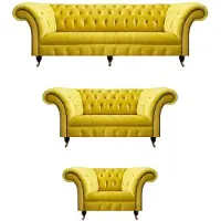 Xl Moebel Gmbh Designer Chesterfield Gelbe Couchgarnitur Sofas Sessel 3tlg