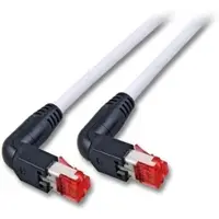 EFB Elektronik EFB K4137GE.5 RJ45 Patchkabel S/FTP, Cat.6A, 2x TM21 90°, UC900, 5m, gelb K4137GE5