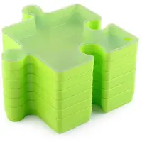 Merkloos Stapelbare Puzzle-Organizer mit Deckel