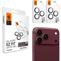 Spigen AGL12044, Apple, iPhone 18 Pro Max, Staubresistent, Kratzresistent, Burgund, Transparent, 2 Stück(e)