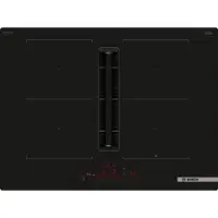 Bosch Serie 6 PVQ711H26E, Schwarz, Integriert, 71 cm, Zonen-Induktionskochfeld, Keramik, 4 Zone(n)