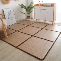 Merkloos Faltbare Rattan-Tatami-Matte für bequemes Schlafen und Yoga