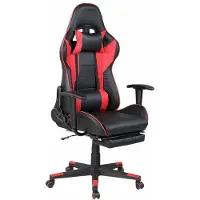 Dripio Gamingstuhl, Kunstleder, höhenverstellbar, 360° drehbar, Fußstütze