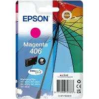 Epson Singlepack Magenta 406 Umbrella DURABrite Ultra Tinte, Standardertrag, Magenta, 6 ml, 1 Stück(e), Einzelpackung