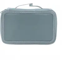 OEM Stifteetui mit 72 Slots, Oxford-Stoff, Grau