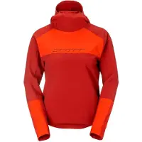 SCOTT Hoodie W's Vertic Pro Warm toasted red/turbo red (8399) XL