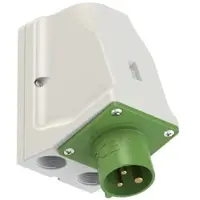 Pce 9513-10 CEE-Wandgerätestecker 16A 3p 10h IP44 951310