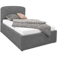 Otto Home Polsterbett "Laval", grau, B:134cm H:102cm L:210cm, Betten, Polsterbett