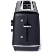 Riviera & Bar QGP669, 2 Scheibe(n), Schwarz, Edelstahl, Chrom, Tasten, Drehregler, 1010 W, 410 mm