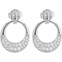 Adelia´s Paar Ohrstecker "Ohrringe – Ohrstecker aus 925 Silber mit Zirkonia" Ein Geschenk, das Freude macht