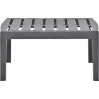 Merkloos Kunststoff-Gartentisch, 78x55x38 cm, für Garten und Terrasse