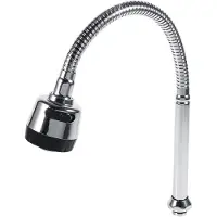 Merkloos Küche-Armatur, 360° schwenkbar - Aus Edelstahl (304) - Einhebelbedienung - Duschkopf mit zwei Funktionen - Langlebig - Korrosionsbeständig - Wasserhahn