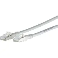 BTR NETCOM Cat6A, 15m, 15 m, Cat6a, RJ-45, RJ-45, Weiß
