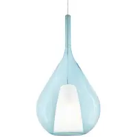 Ideal Lux Hängelampe 3x E27 blau IP20 KALIQUE 359816