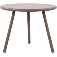 BellaFurn Moderner Gartentisch, wetterbeständiger Loungetisch, rostfreies Design -UV-beständig | Farbe: Taupe