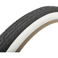 Super Merchant DELI Fahrradreifen mit 26 Zoll Durchmesser und 2,35 Zoll Breite, Modell SA-275, Schwarz/Weiß