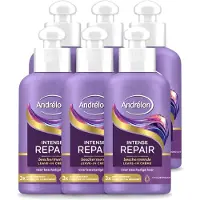 Unilever 6 x Andrélon Intense Repair Leave-In Crème - 200 ml - Vorteilspackung - 6 Stücke