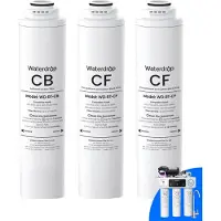 Dripio Ersatzfilter 1 Jahr Combo, 3 Filtereinheiten, für Wassersprudler