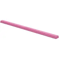 Moonbite Schwebebalken klappbar 236 cm, Turnbalken mit EVA-Schaumkern, 10 cm Wettkampfbreite, rutschfeste 15 cm Basis, bis 80 kg belastbar, Polyester, Rot