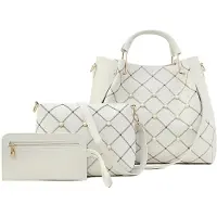 Merkloos Elzusha – Damen-Handtaschen-Set, 3-teilig: Eimer-Tasche, Schultertasche und Telefontasche