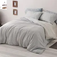 OEM Dekbedovertrek 4-teilig, 240x220 cm, Velvelina, Grau, geometrisch