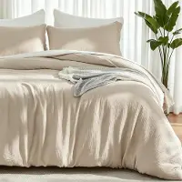 OEM Mousseline Bettwäsche 155x220 cm, 100% Baumwolle,