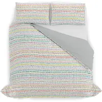 OEM Bettwäscheset Wasserfarben, 3-tlg., 250x200 cm, Baumwolle