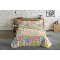 OEM Bettwäsche-Set Colors 3-tlg. 90 cm grün Baumwolle-Polyester