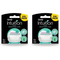 Wilkinson 2 x Intuition Sensitive Care Ersatzklingen für empfindliche Haut - Vorteilspackung - 2 Stücke