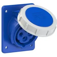 Pce 4142-9f8 CEE-Anbausteckdose schräg (80x97mm) 16A 4p 9h IP67 41429f8