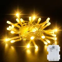 Dripio Lichterkette 3 m warmweiß mit Timer, 30 LEDs, IP65, batteriebetrieben