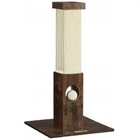 Feandrea PCA021X01 Niedriger Kratzbaum aus Sisal Braun