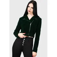 Killstar Bikerjacke - Emerald Goddess XXL