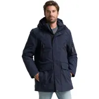Tom Tailor Herren Arctic Parka mit Abnehmbarer Kapuze