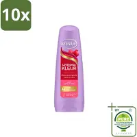 Unilever 10 x Andrélon Conditioner Levendige Kleur - 200 ml - Großpackung - 10 Stücke